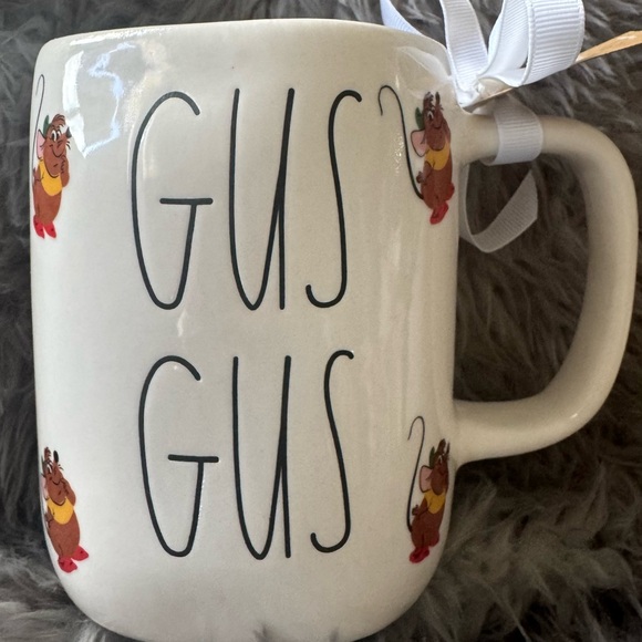 COPY - RAE DUNN DISNEY PRINCESS CINDERELLA COFFEE MUG W/GUS GUS “GUS GUS” NEW - Picture 12 of 12